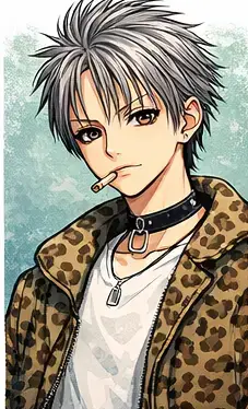 Shinichi Okazaki playing bass with lighter necklace